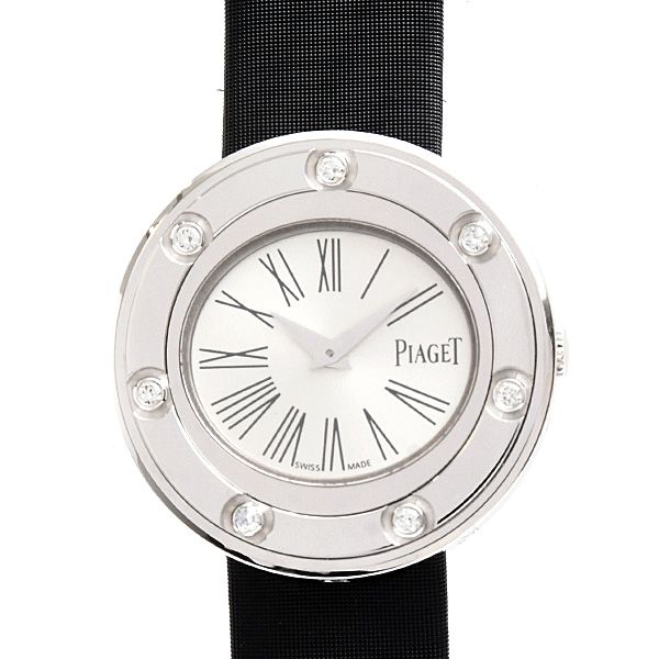 ピアジェ 時計 レディース ポセション 7Pダイヤ 電池式 シルバー文字盤