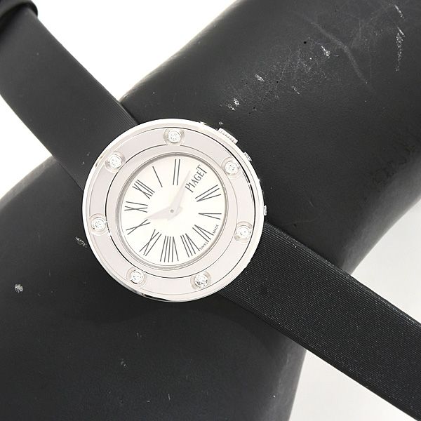 ピアジェ 時計 レディース ポセション 7Pダイヤ 電池式 シルバー文字盤