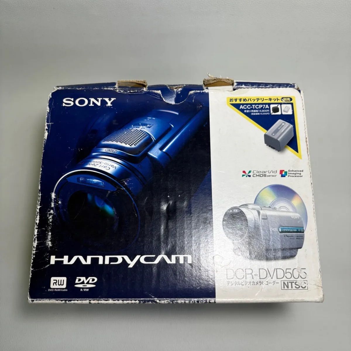 SONY ハンディカム デジタルビデオカメラ DVD方式 DCR-DVD505 【動作