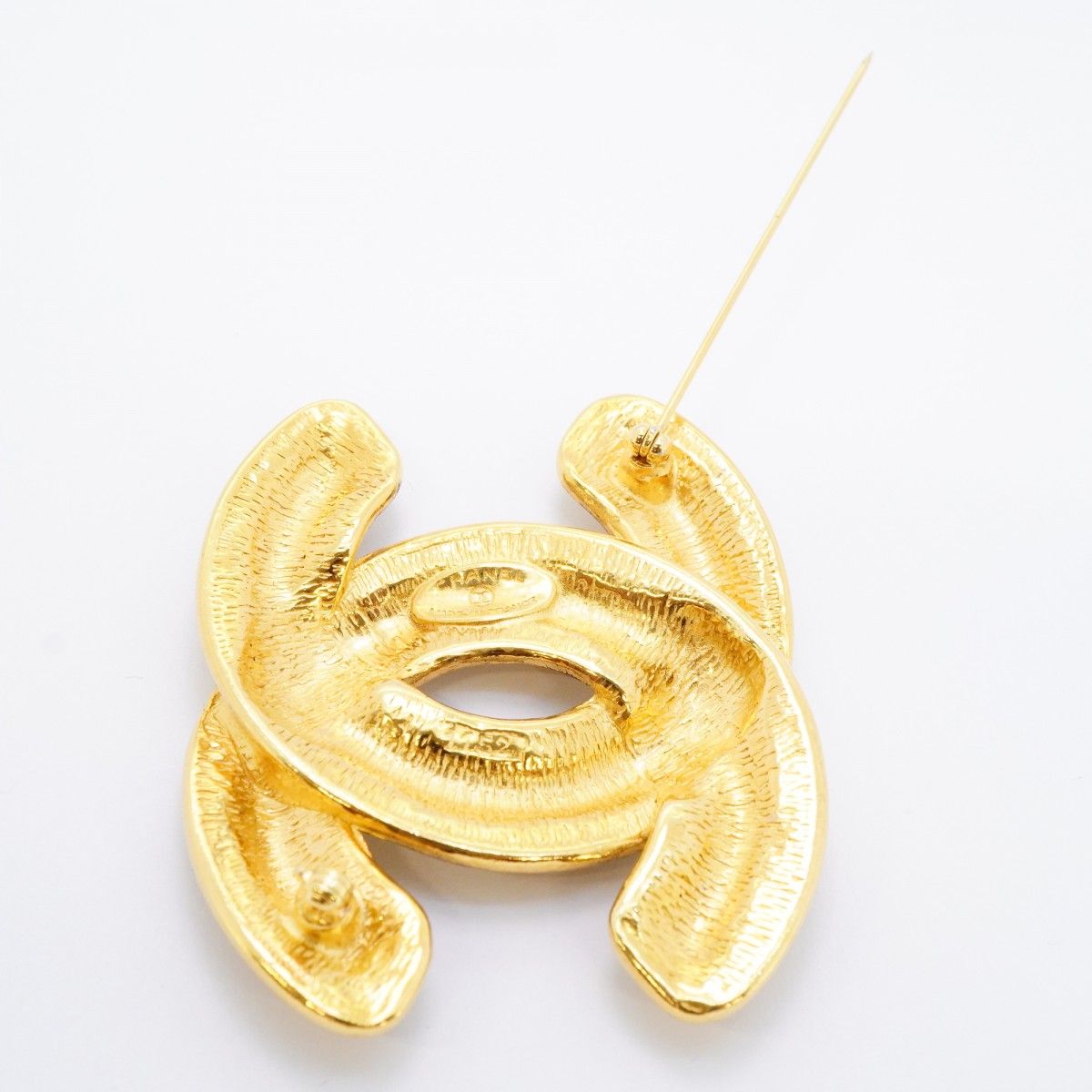 6jab0352】シャネル ブローチ ヴィンテージ ココマーク マトラッセ GP