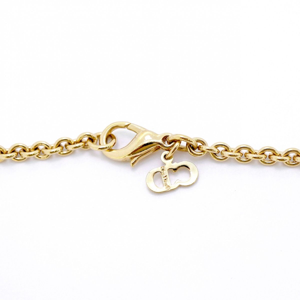 6jab0366-k】クリスチャンディオール ネックレス ディオールロゴ GP