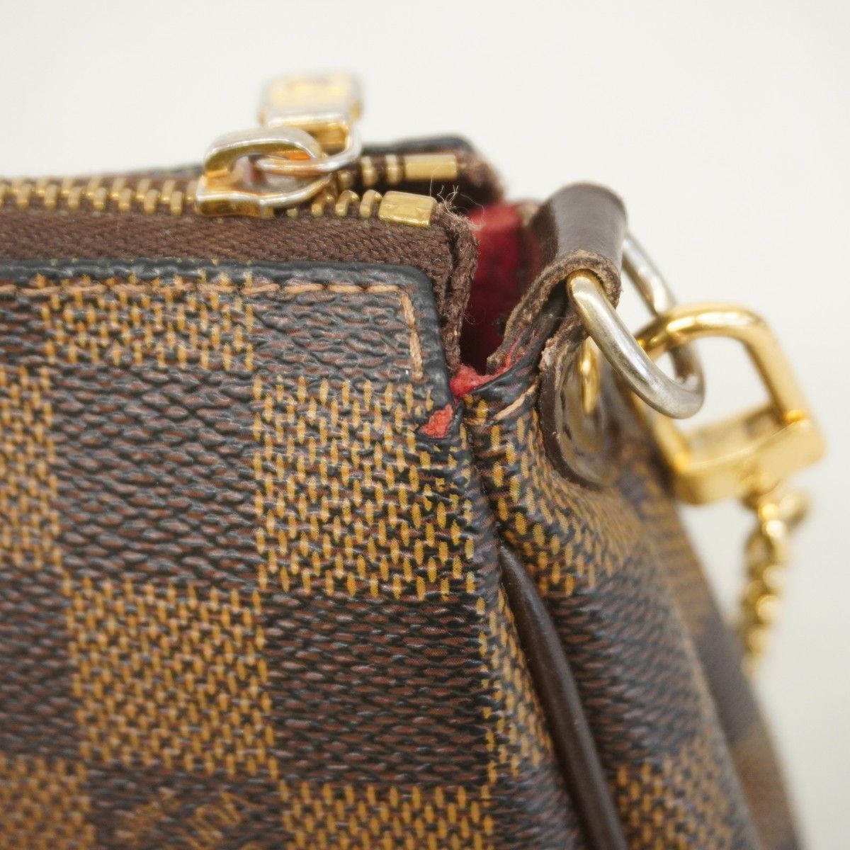 6ae4870-k】ルイヴィトン ハンドバッグ ダミエ エヴァ N55213 エベヌ  