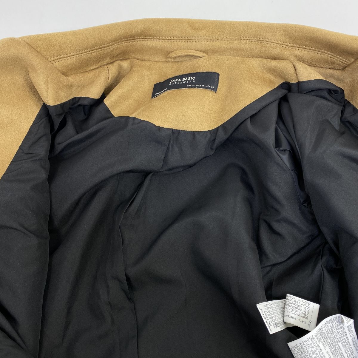 ZARA ザラ スエードライダースジャケット Mサイズ レディース ※中古