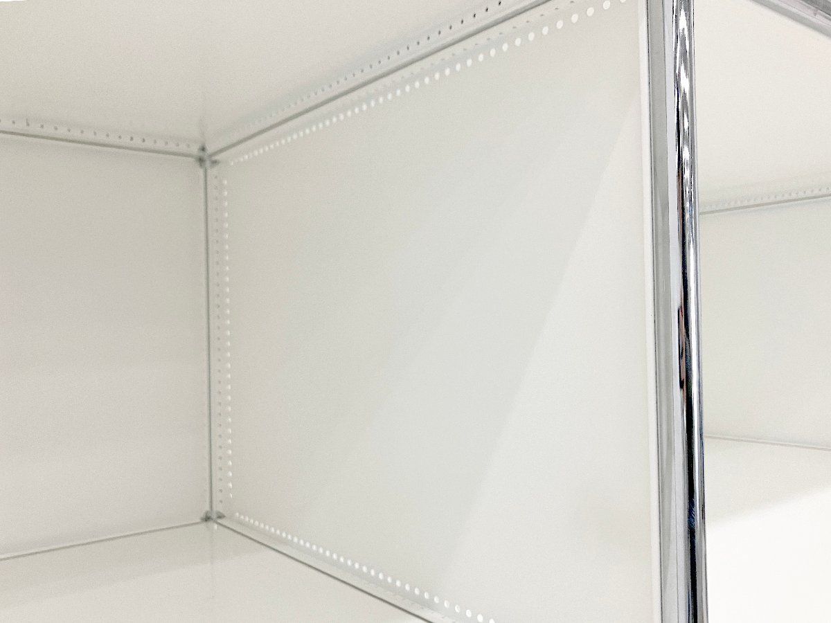 USMハラー□2列4段 キャビネット□ピュアホワイト□D500□OPOPEXEX