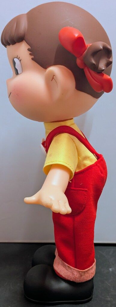 不二家 人形/ペコちゃん ペコポコドッグ人形セット 当選品 H280mm