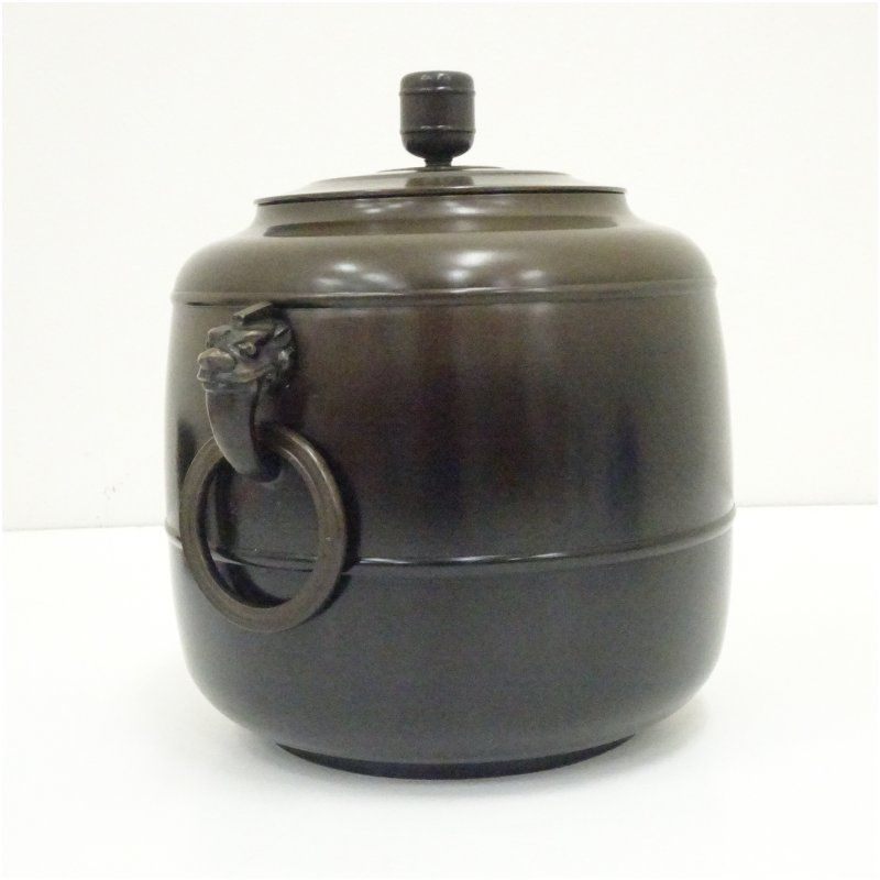 半山造 唐銅皆具（共箱） 茶道 茶道具 おしゃれ セット 一式 揃い 茶器