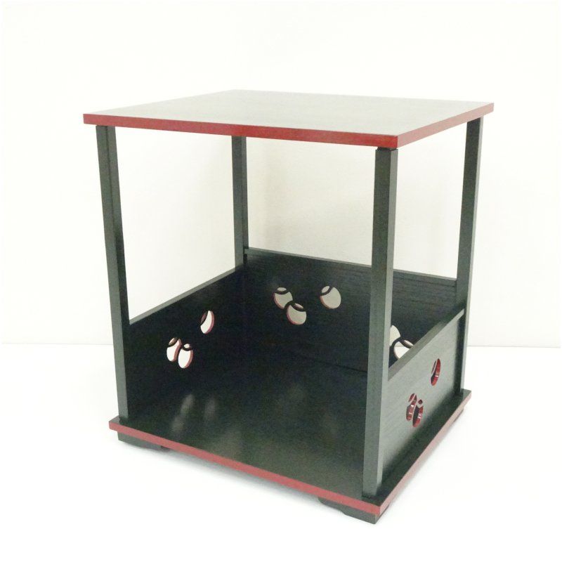 東斎造 円能斎好つぼつぼ棚（箱付） 茶道 茶道具 おしゃれ 茶器 道具