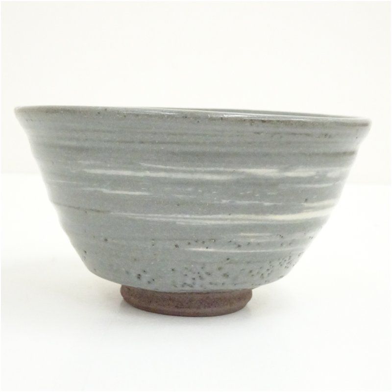 豊窯 寺田美山造 刷毛目茶碗（共箱） 茶道 抹茶 おしゃれ 抹茶茶碗