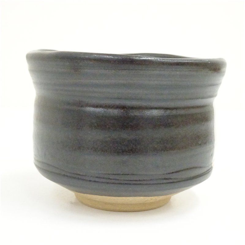 豊窯 寺田美山造 黒織部茶碗 茶道 抹茶 おしゃれ 抹茶茶碗 抹茶碗 和