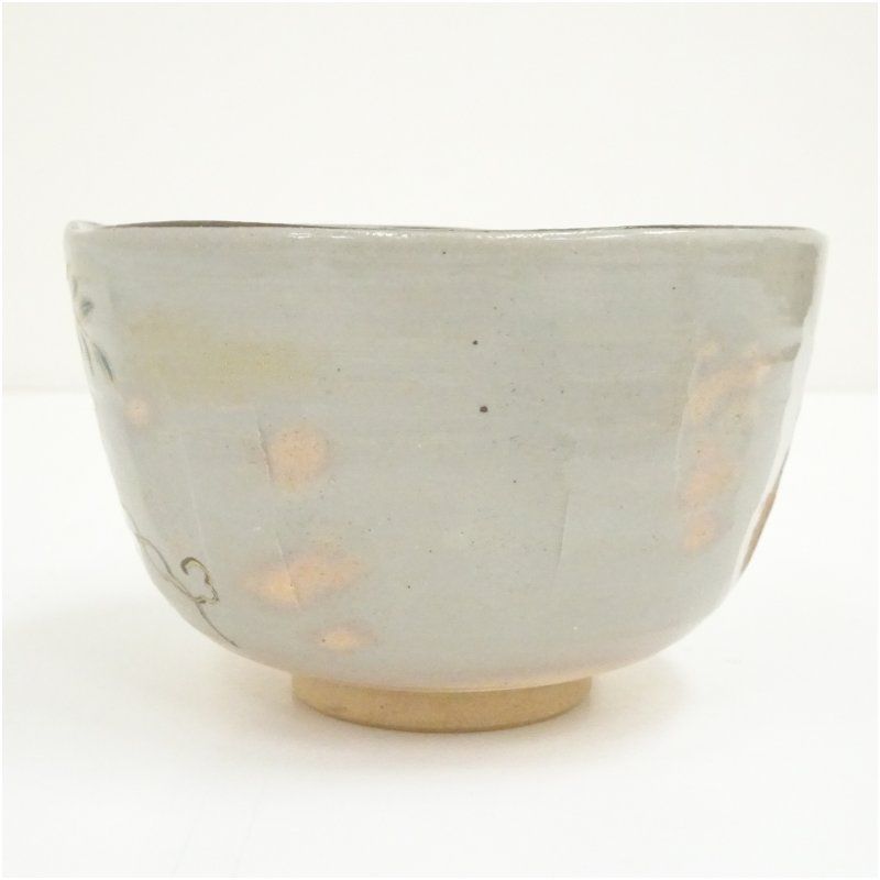 京焼 橋本紫雲造 乾山写藤花文茶碗 茶道 抹茶 おしゃれ 抹茶茶碗 抹茶