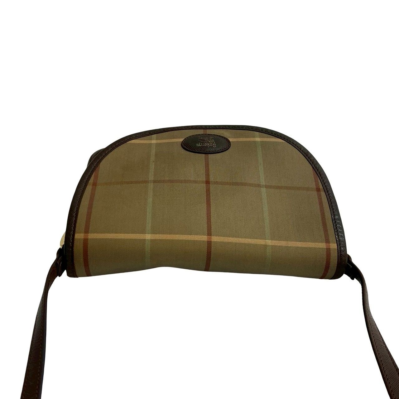 美品Burberrysバーバリーズ シャドーホースロゴ総柄チェック柄 真珠M 美品Burberrysバーバリーズ シャドーホースロゴ総柄チェック柄 真珠M