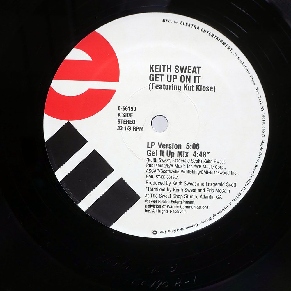 米 US盤 KEITH SWEAT/GET UP ON IT/ELEKTRA 066190 12 - メルカリ