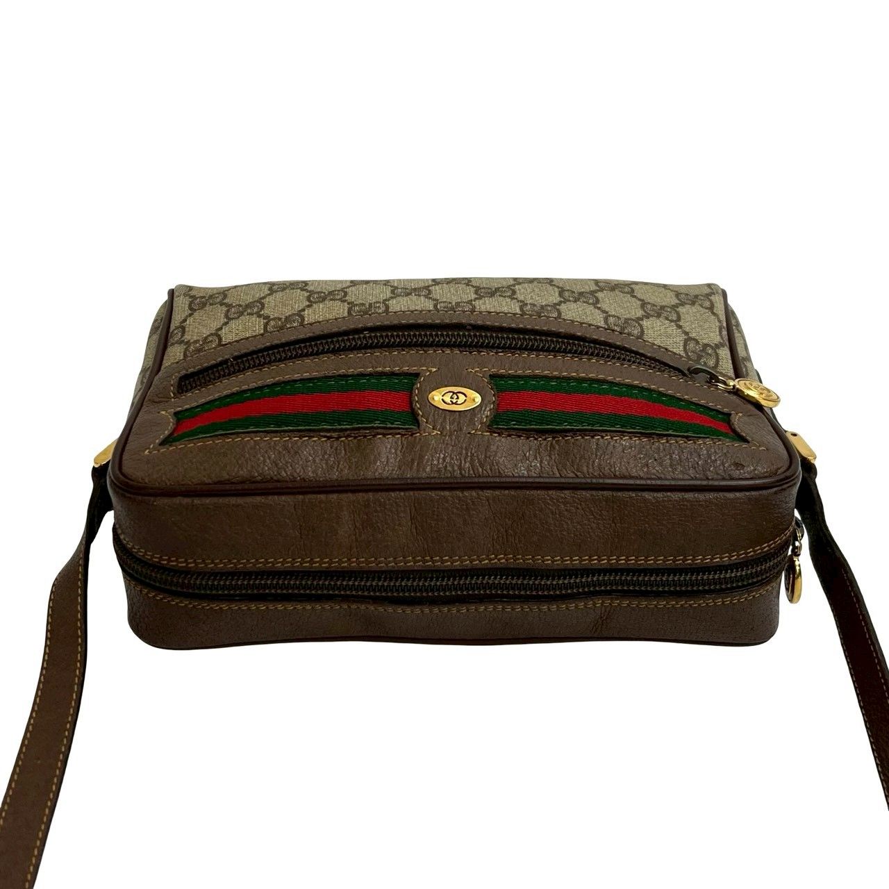 極 美品 GUCCI グッチ オールドグッチ ヴィンテージ シェリーライン GG