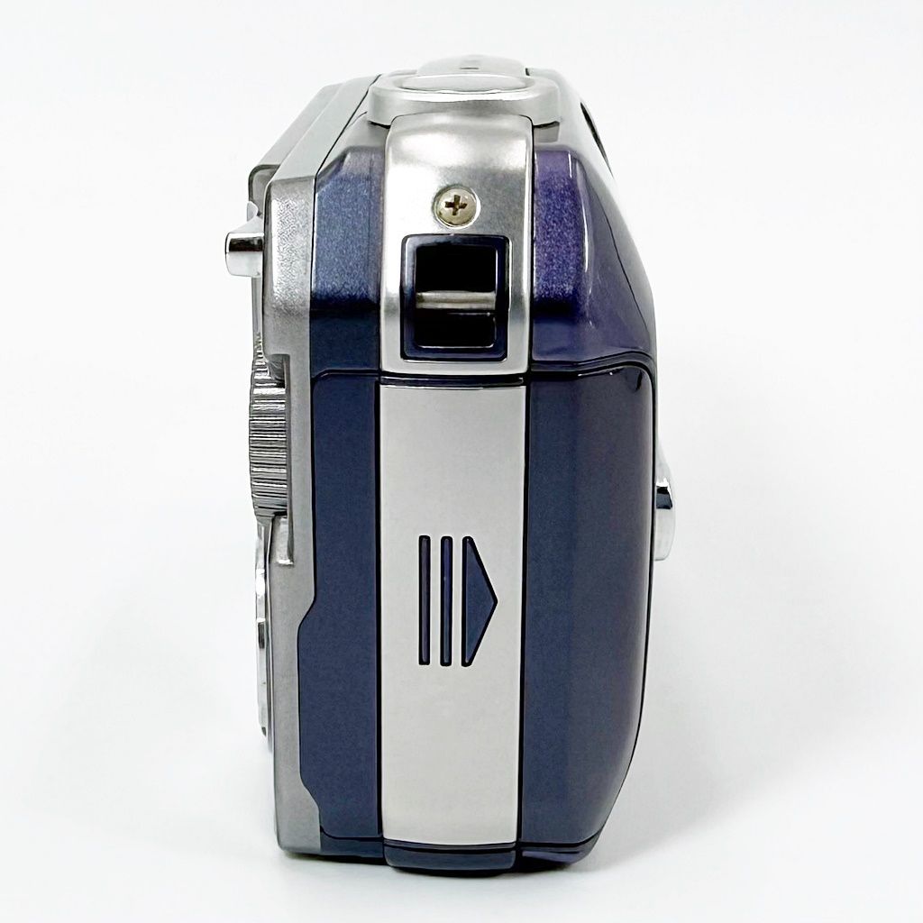 美品】オリンパス OLYMPUS μ DIGITAL 800 ダークブルー コンデジ