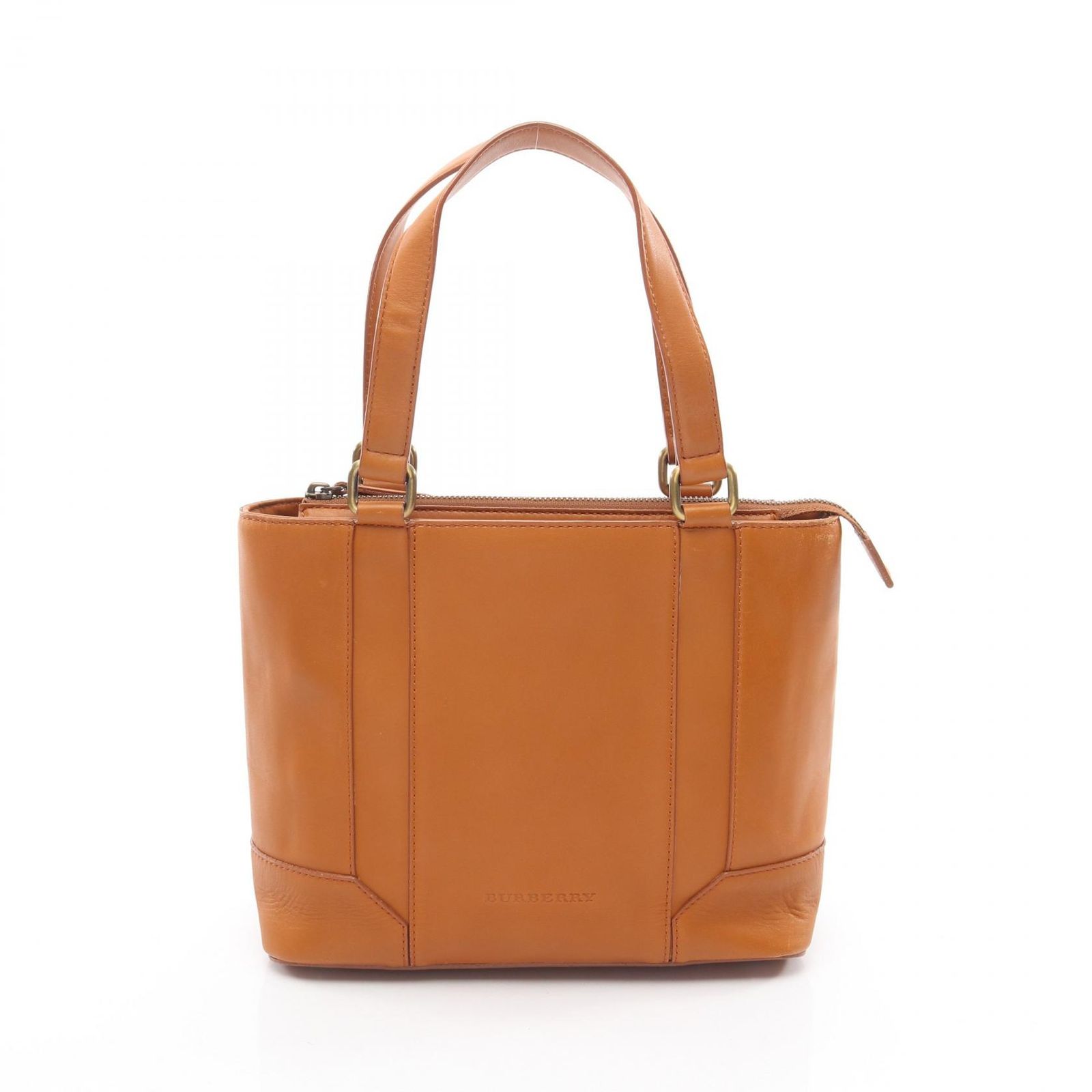 バーバリー BURBERRY ハンドバッグ ブラウン レザー ハンドバッグ