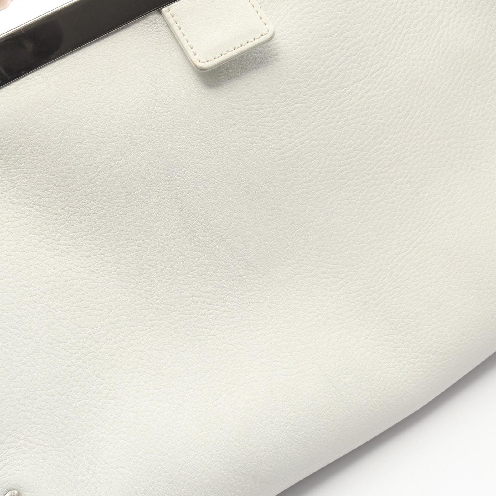 ロエベ LOEWE ハンドバッグ バタフライ ホワイト レザー バタフライ