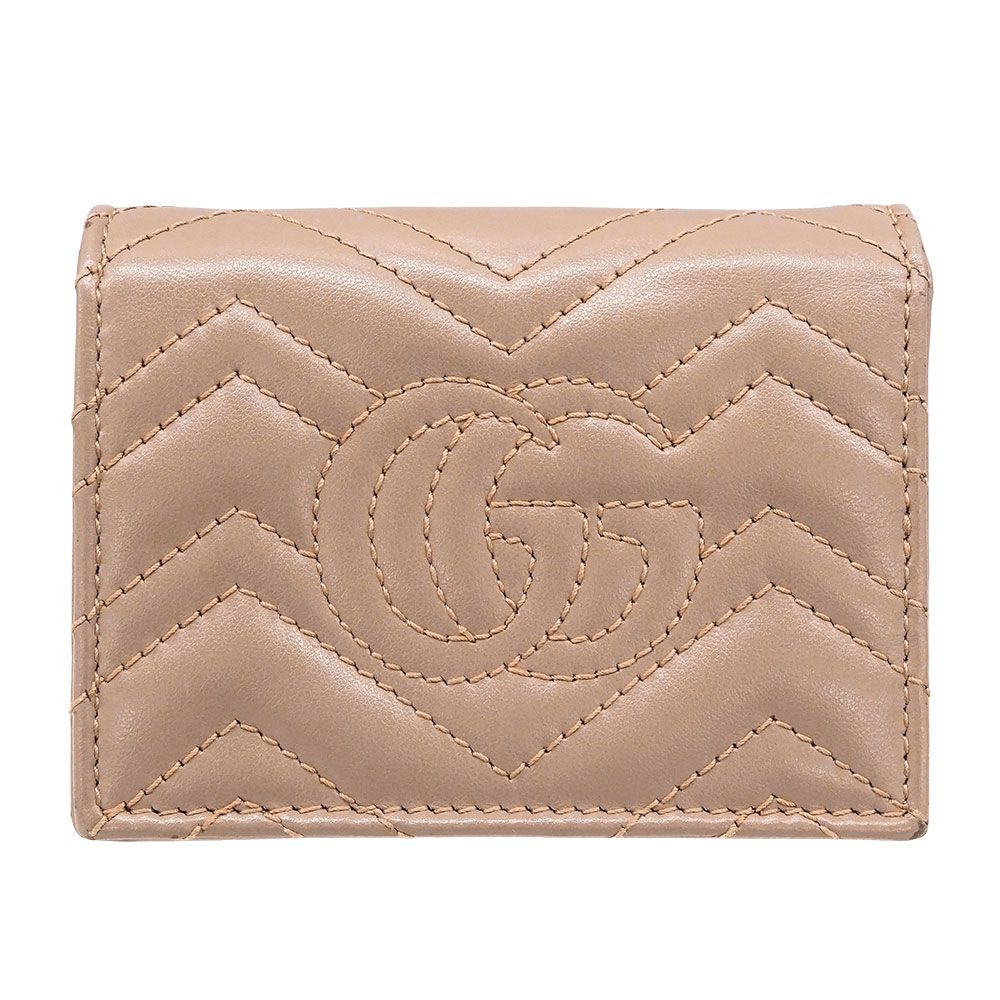 グッチ GUCCI 財布 レディース ブランド 二つ折り財布 レザー ピンク