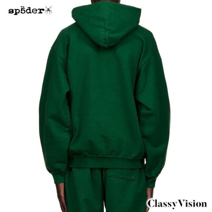 SP5DER スパイダー 【 HUNTER GREEN WEB HOODIE スウェットパーカー