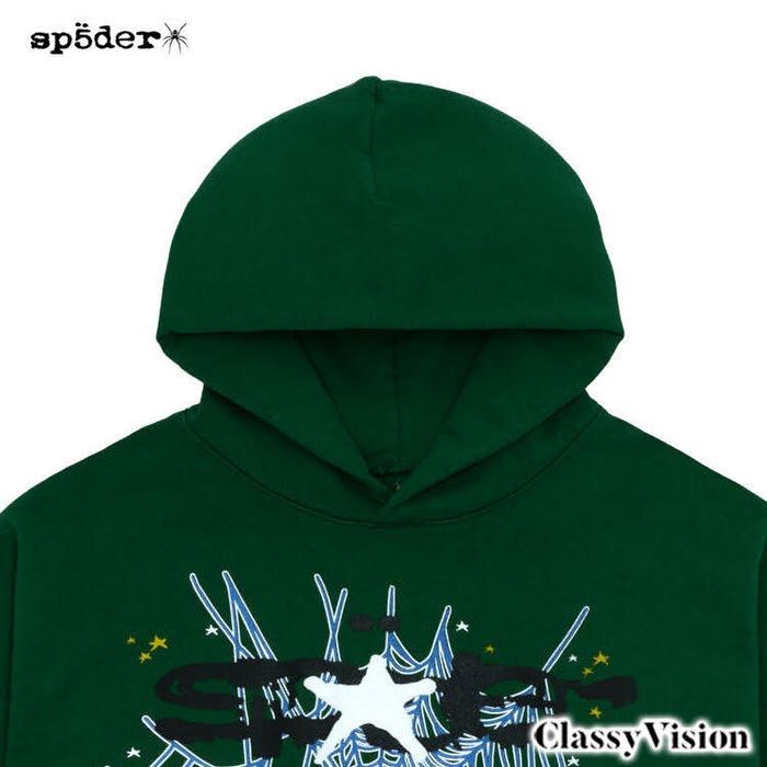 SP5DER スパイダー 【 HUNTER GREEN WEB HOODIE スウェットパーカー