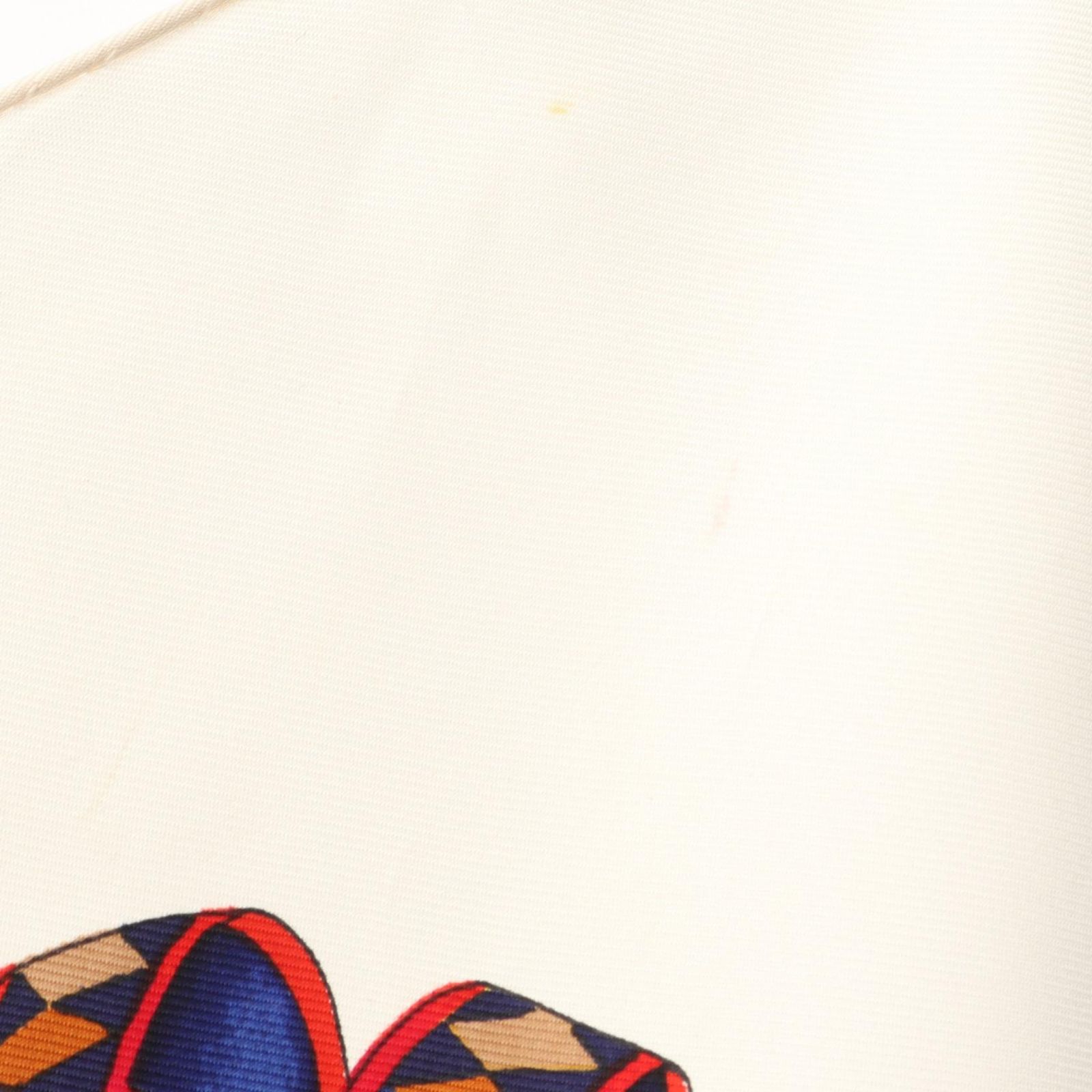 エルメス HERMES スカーフ カレ90 LES RUBANS DU CHEVAL シルク カレ90