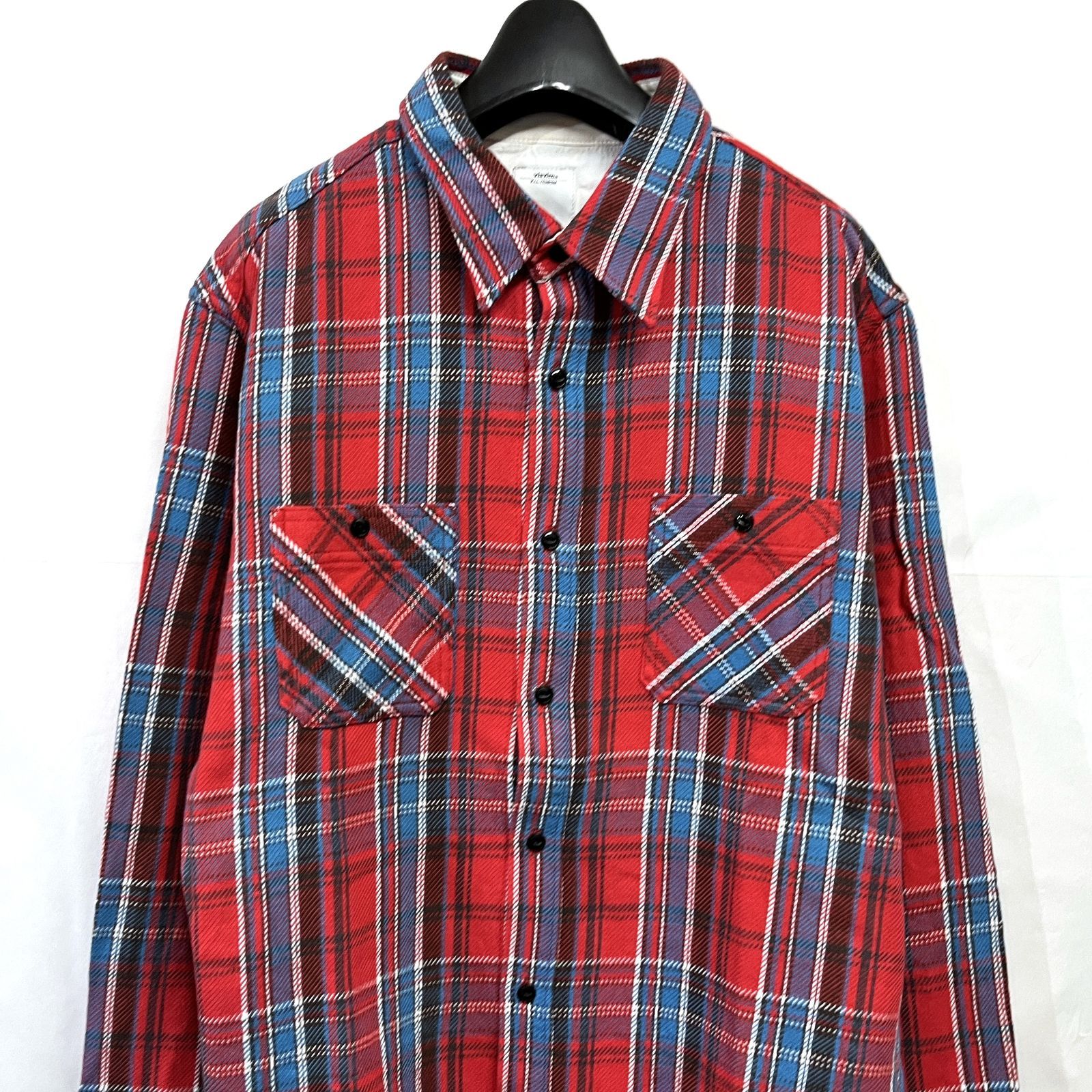 visvim｜ビズビム Elk Flannel チェック ヘビーネルシャツ