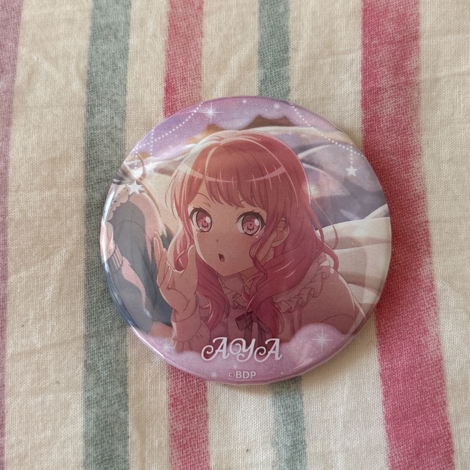 Pastel Palettes 缶バッジ 丸山彩 バンドリ 寝ころび 寝転び 缶バッジ 丸山彩 Pastel*Palette パスパレ