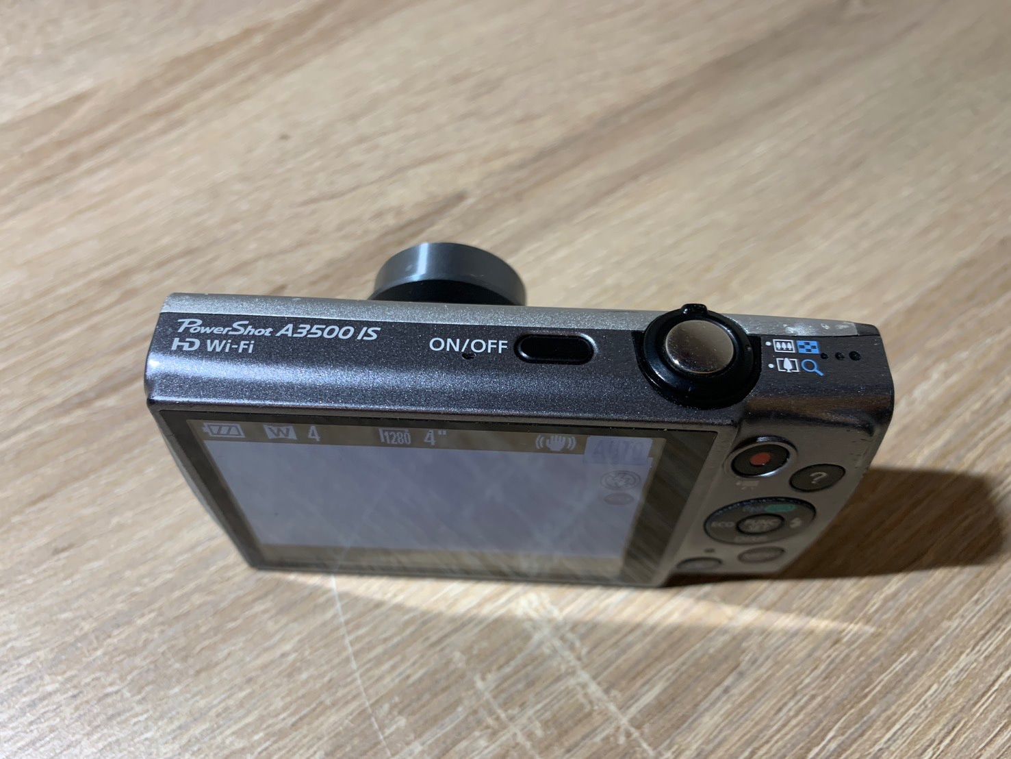 7934 Canon PowerShot A3500 iS シルバー デジカメ 動作確認済み