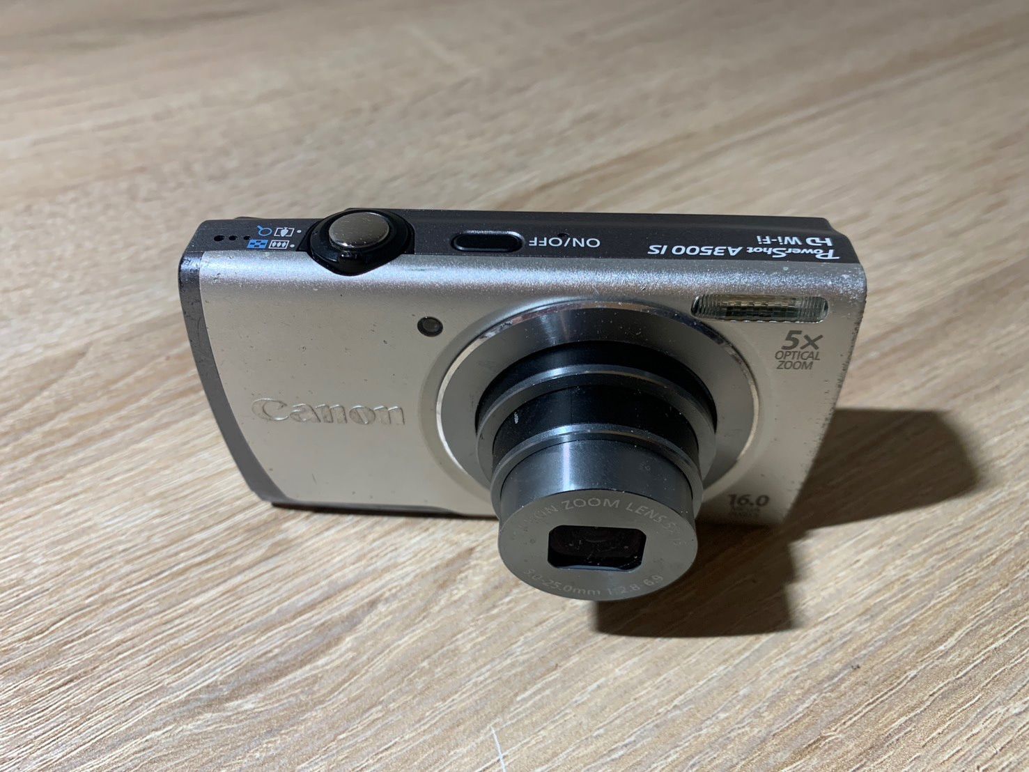 7934 Canon PowerShot A3500 iS シルバー デジカメ 動作確認済み