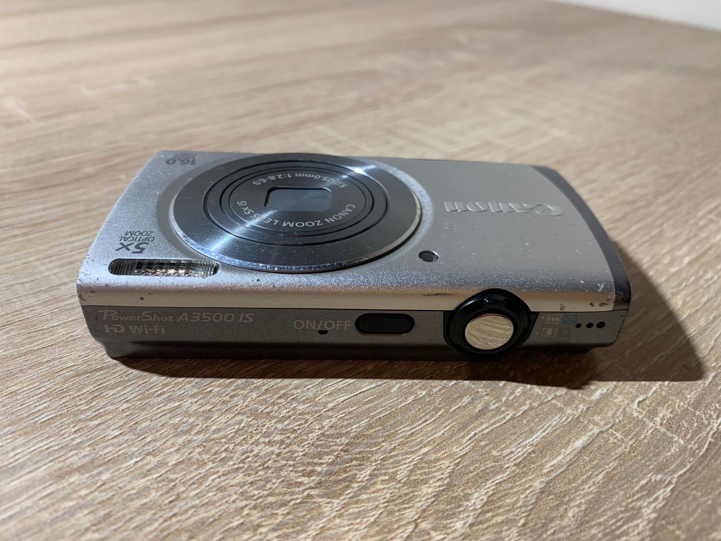 7934 Canon PowerShot A3500 iS シルバー デジカメ 動作確認済み