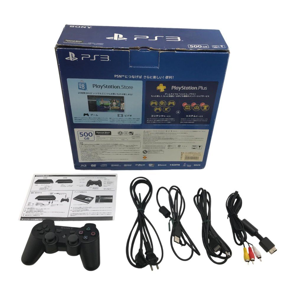 PlayStation3 チャコール・ブラック 500GB (CECH4300C) [video game