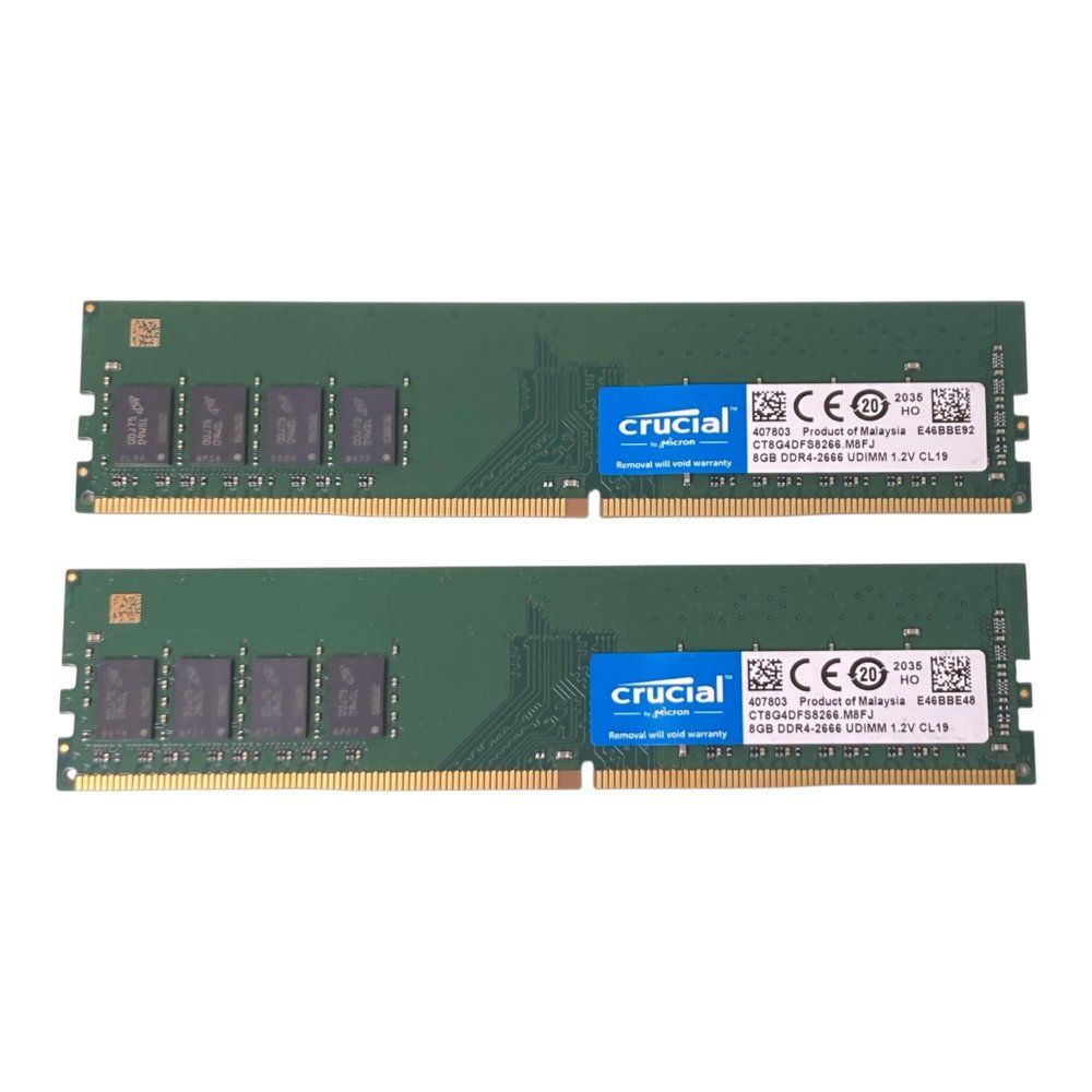 Crucial デスクトップ用増設メモリ 16GB(8GBx2枚) DDR4 2666MT/s(PC4