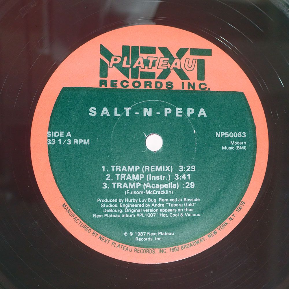 米 US盤 SALT 'N' PEPA/TRAMP (REMIX) / PUSH IT/NEXT PLATEAU RECORDS