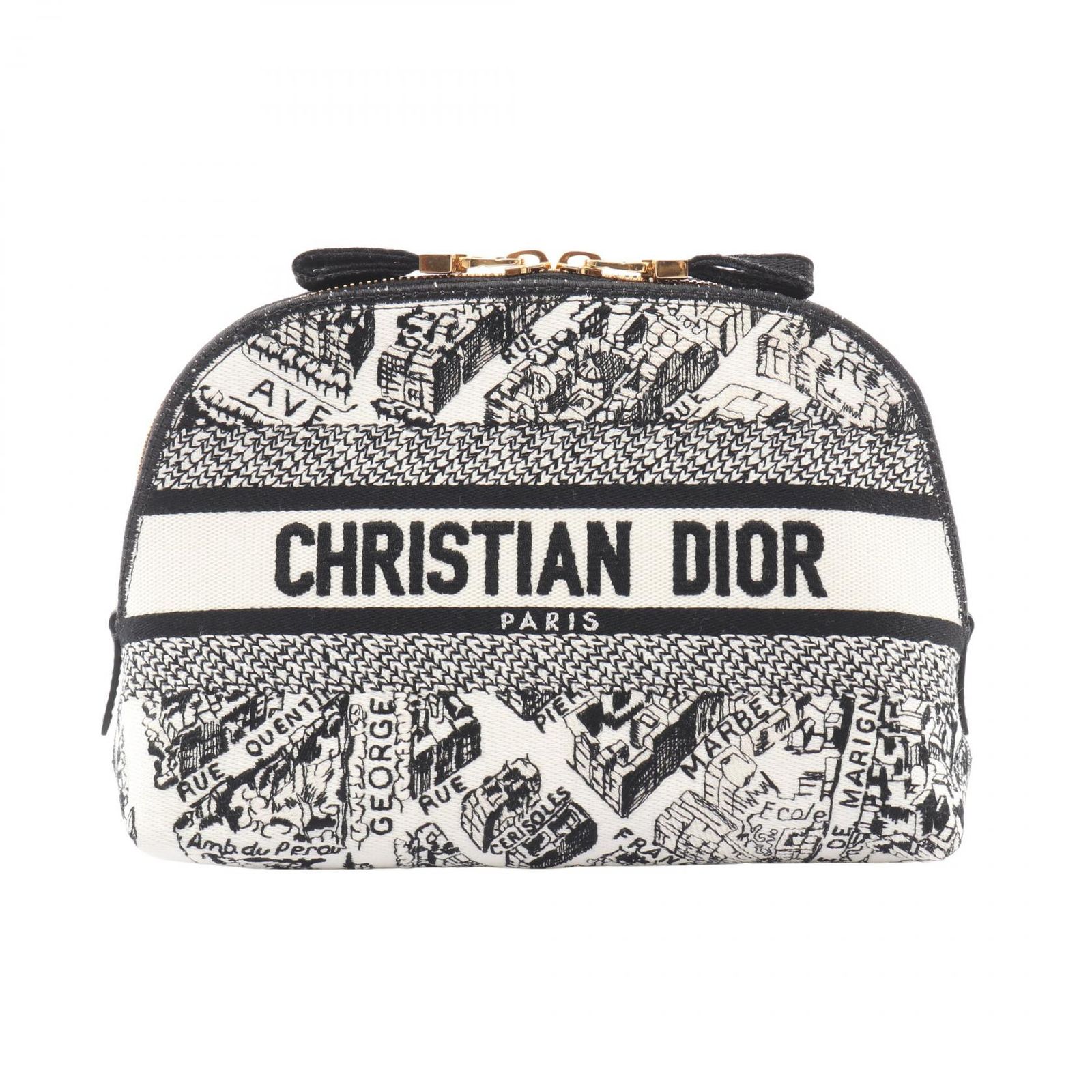 ディオール Dior ポーチ ディオール プラン ドゥ パリ ホワイト 