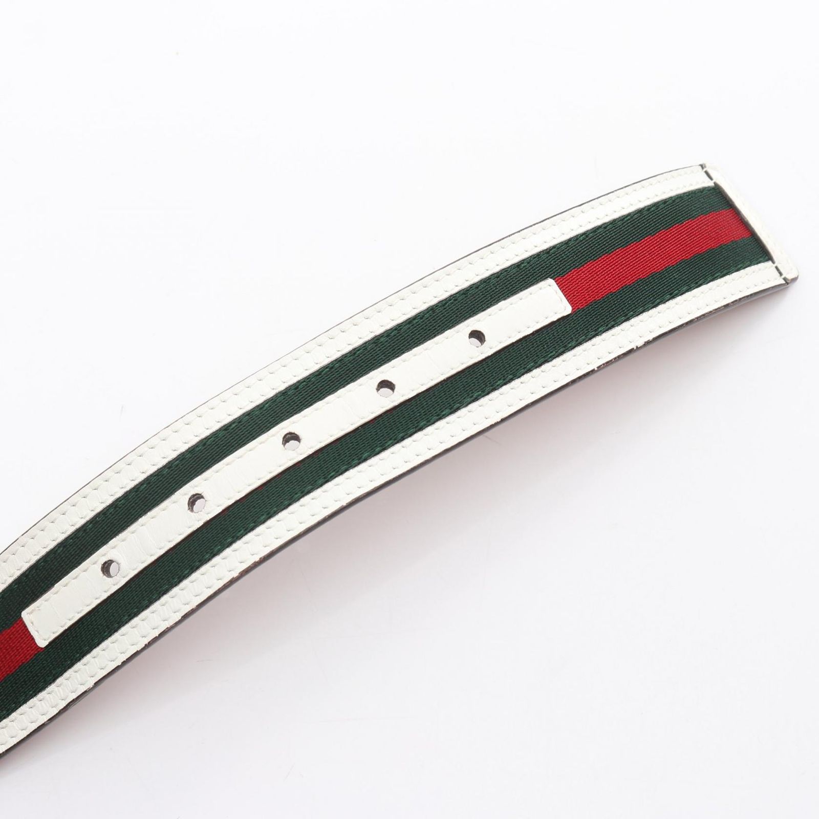 グッチ GUCCI ベルト インターロッキングG シェリーライン レザー