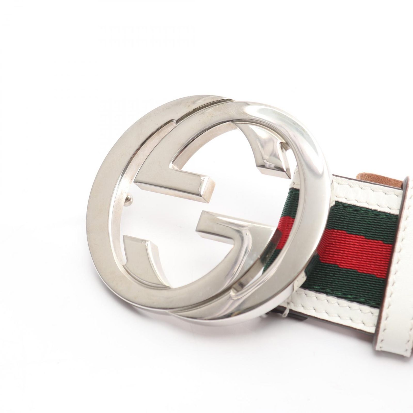 OLD GUCCI オールドグッチ 70s インターロッキングG レザーベルト 中古・古着通販】GUCCI (グッチ) インターロッキングGレザーベルト