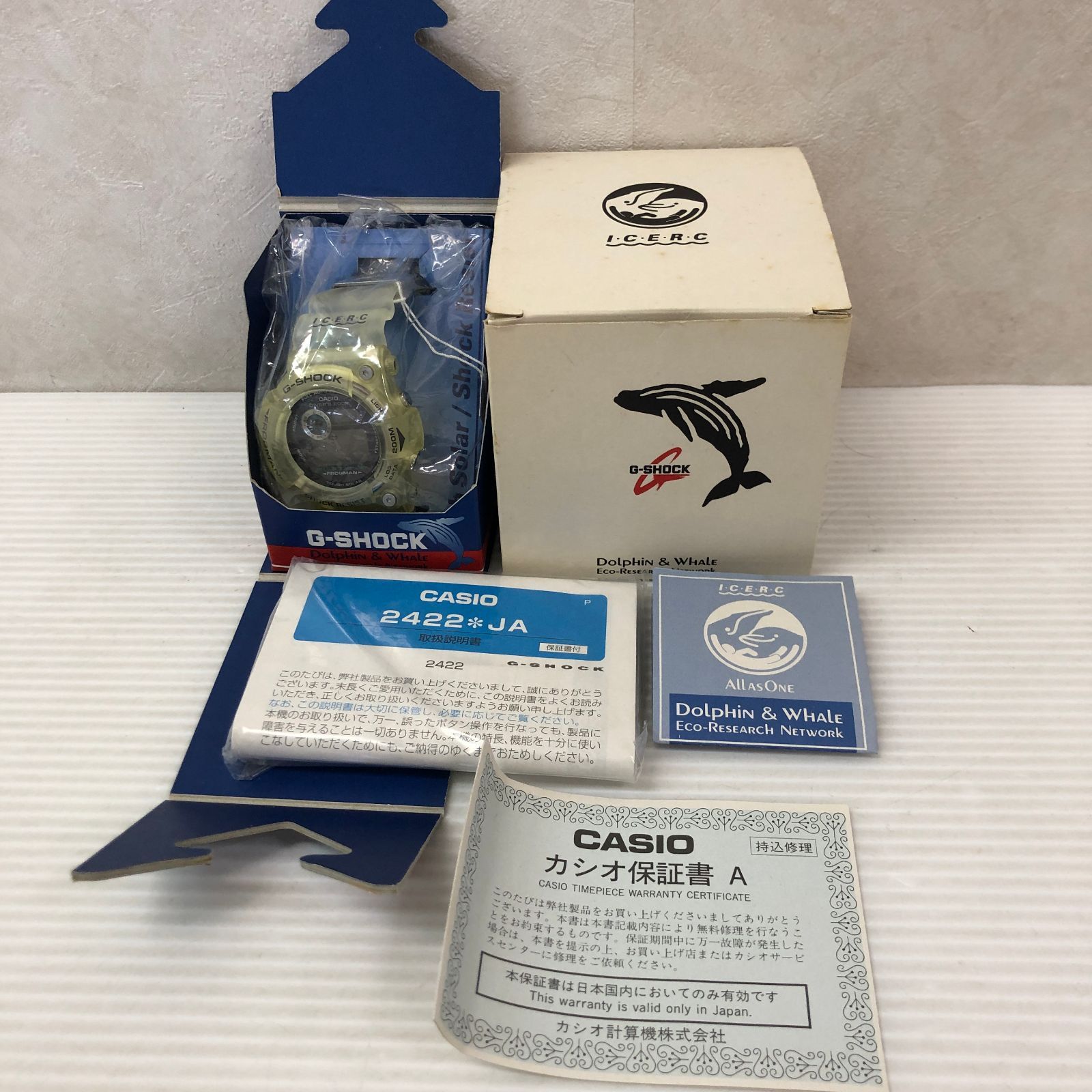 ジャンク品】CASIO G-SHOCK ROGMAN GW-202AK-7JR フロッグマン 
