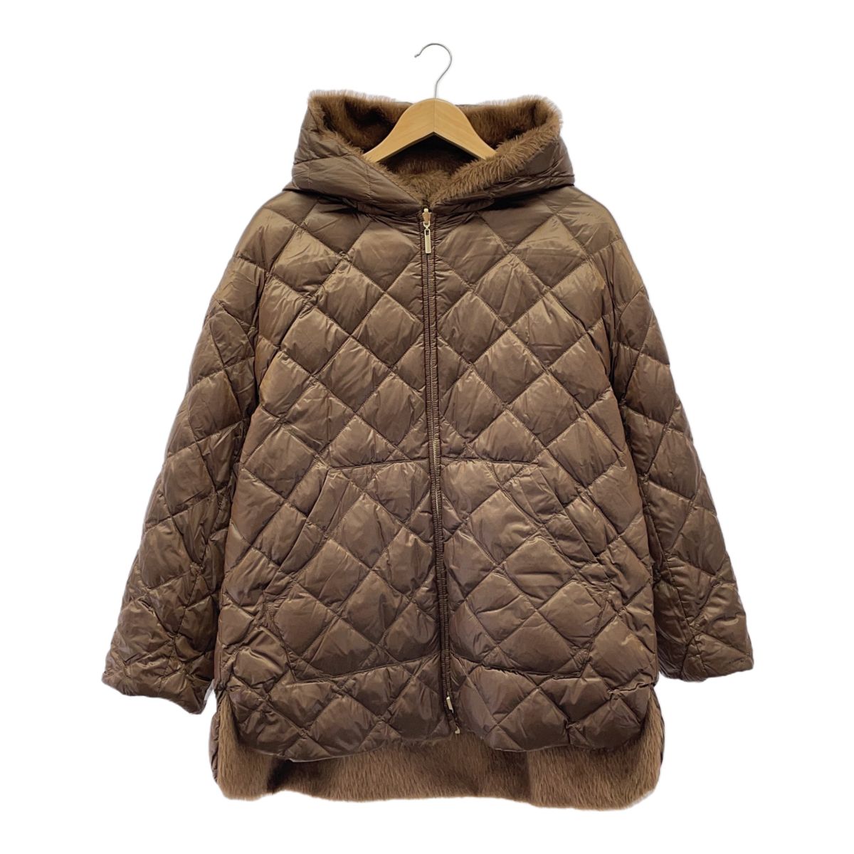 MAX MARA マックスマーラ The Cube アルパカ混ファー リバーシブル