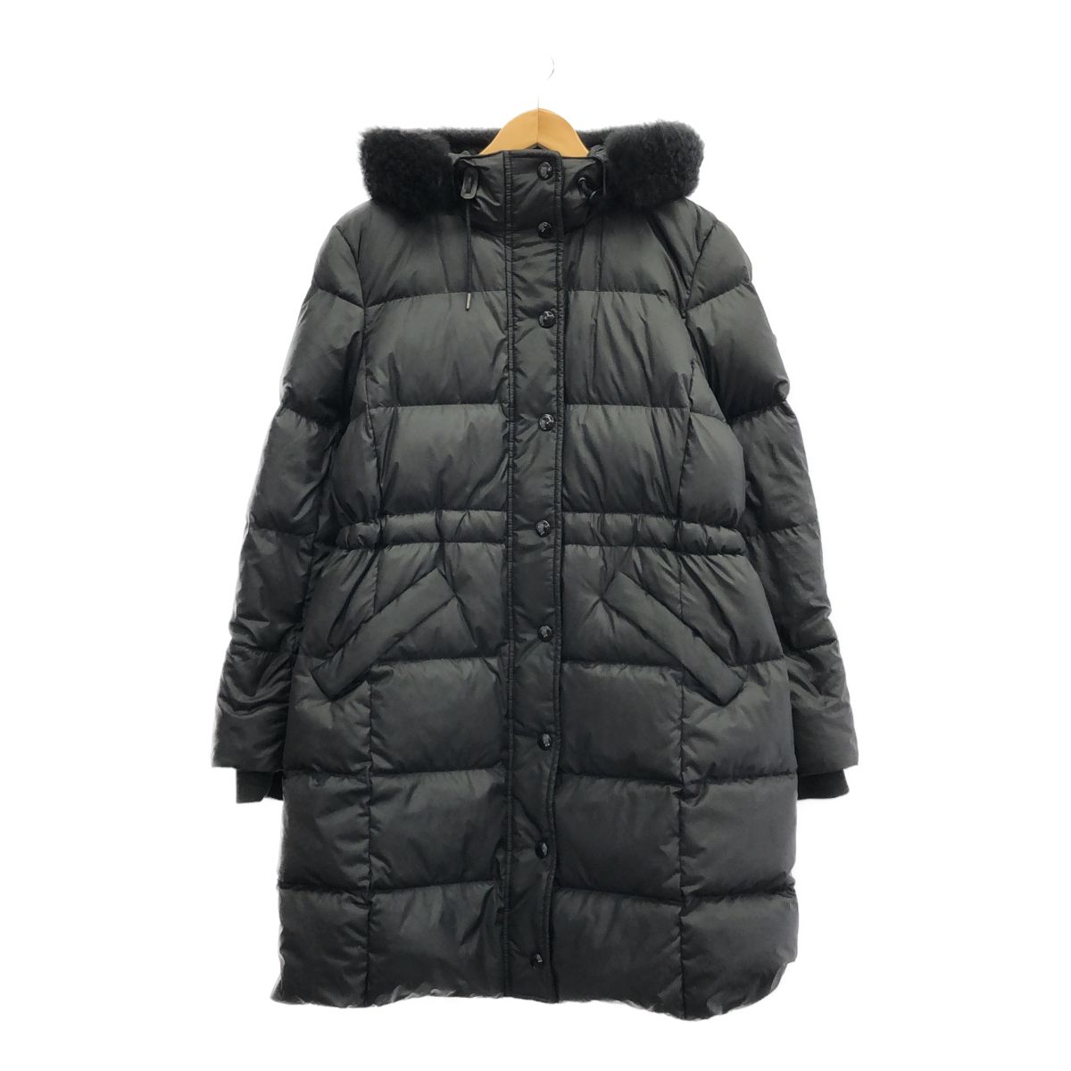 COACH コーチ ロングダウンコート F34152 着脱フード 羊毛ファー