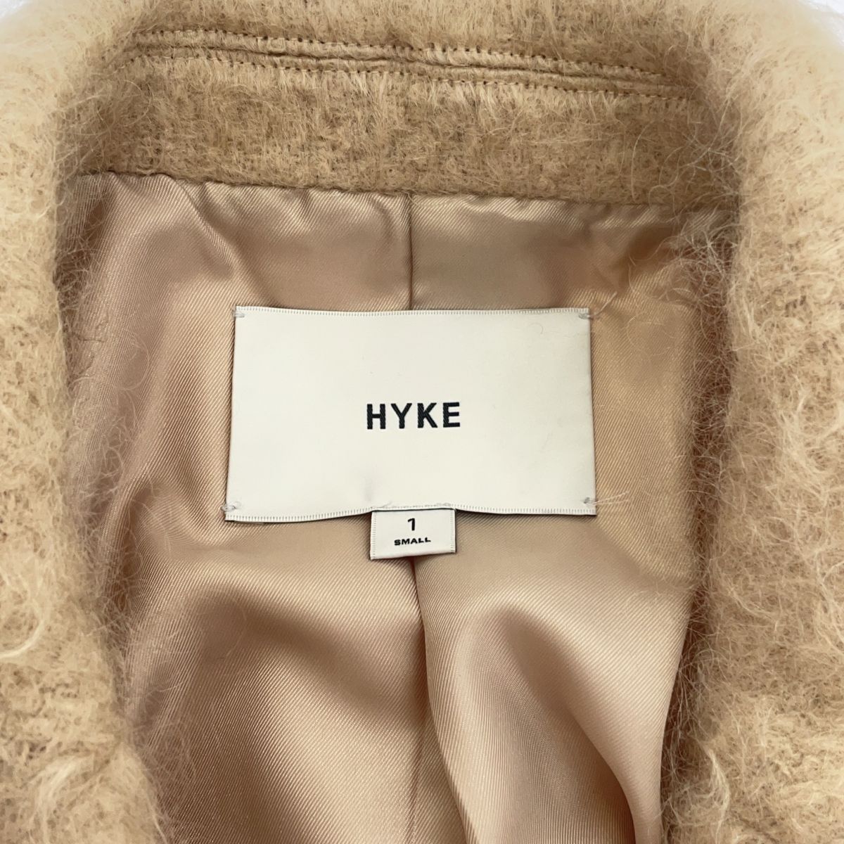 HYKE ハイク スーパーエーマーケット別注 モヘアショートコート 27041