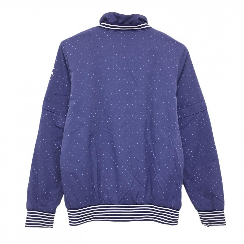 美品】キャロウェイ 4WAY中綿スニード パープルネイビー×白 ドット柄