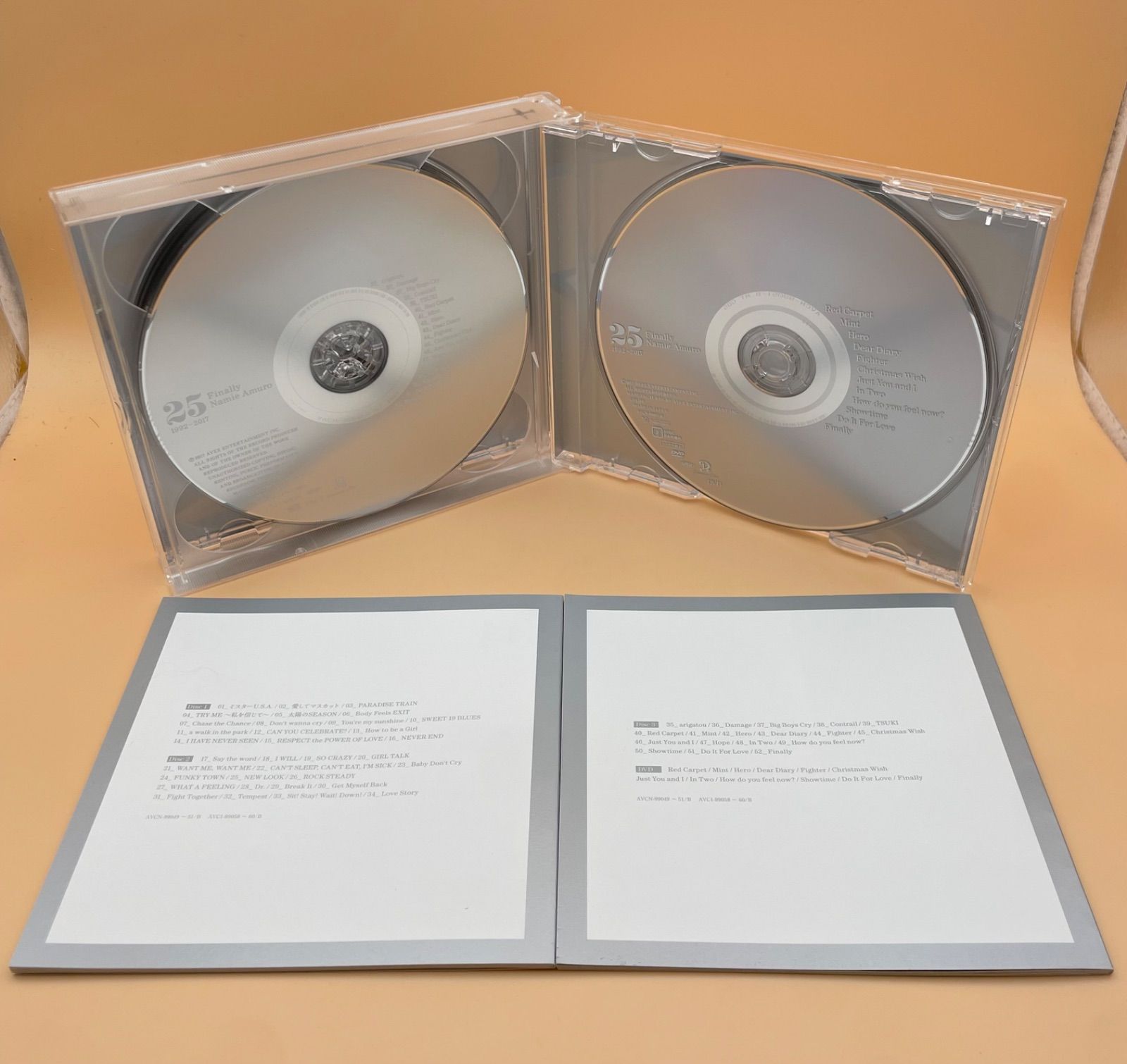 初回限定盤 安室奈美恵 CD DVD付 Finally 25 1992-2017 ファイナリー