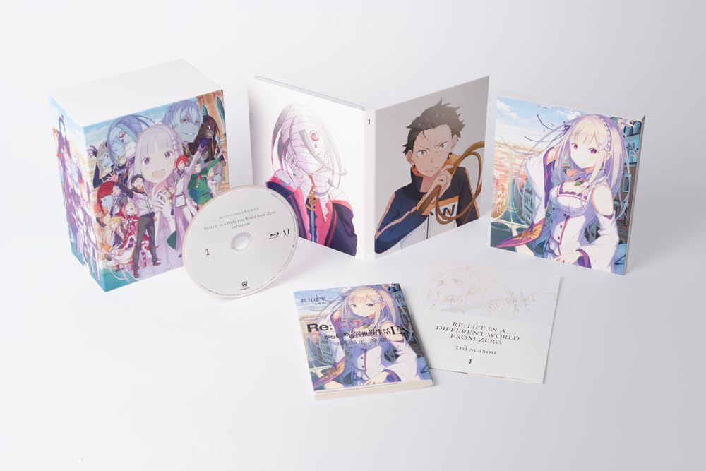 Re:ゼロから始める異世界生活 3rd season DVD1巻　小説付　中古 Re:ゼロから始める異世界生活 3rd season 1 [DVD] - メルカリ