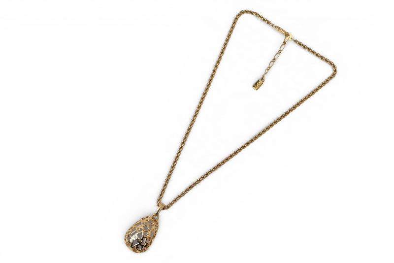 YSL☆サンローラン☆ゴールド☆プレートネックレス ☆ペンダント☆超美品 サンローラン ネックレス/ペンダント ユニセックス SAINT LAURENT