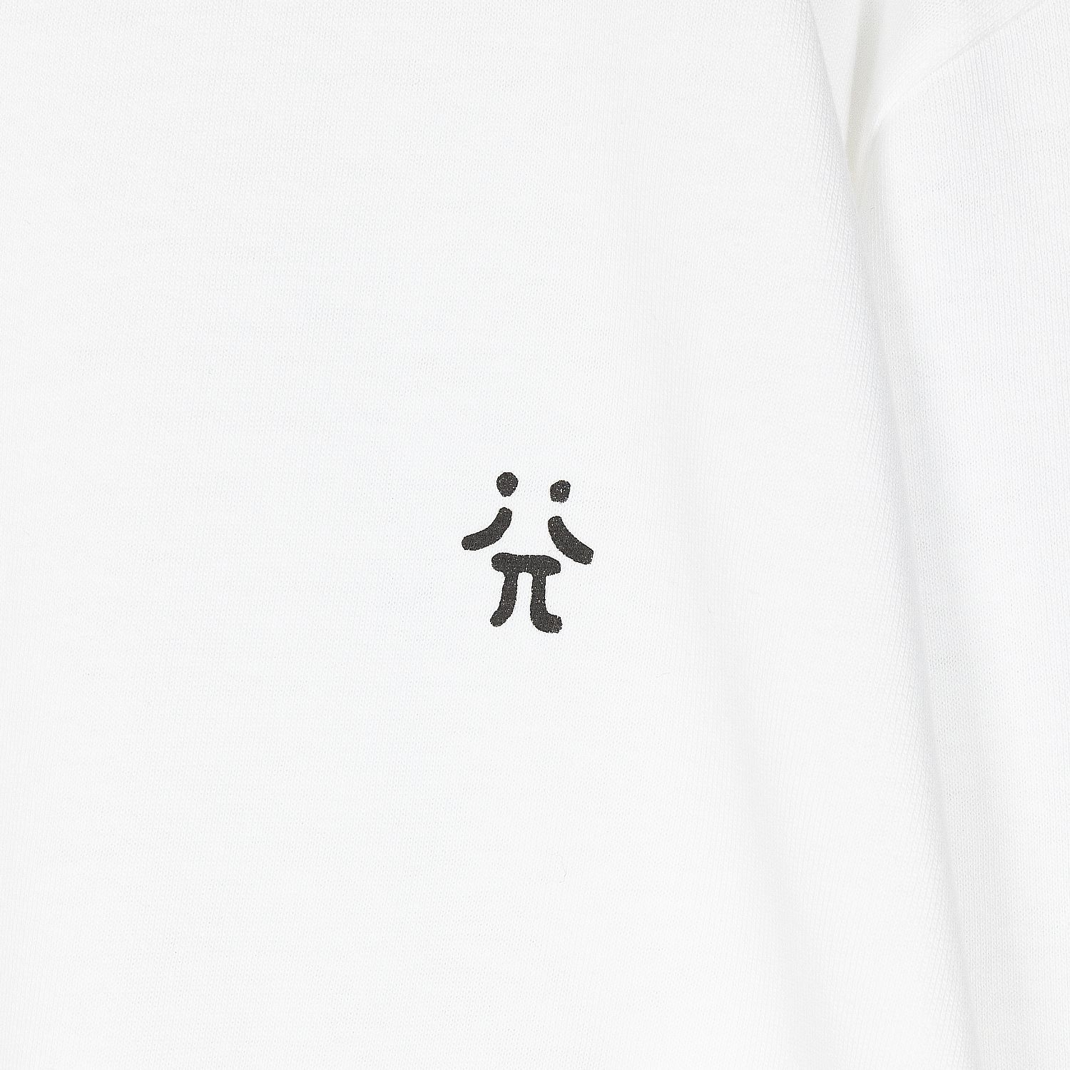 WAVE OF SAND | NICOLAS TIRABASSO PRINT LS TEE (BLANK) 長袖 ロングスリーブ Tシャツ ロゴ グラフィック プリント トップス メンズ ホワイト