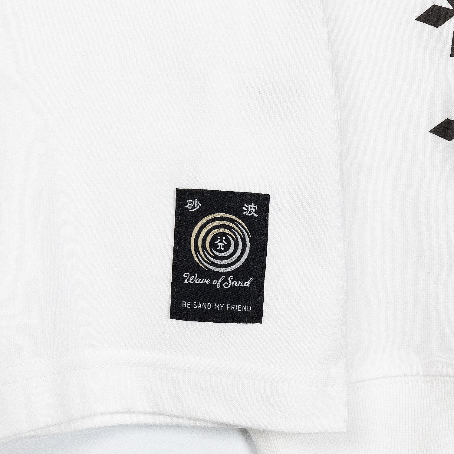 WAVE OF SAND | NICOLAS TIRABASSO PRINT LS TEE (BLANK) 長袖 ロングスリーブ Tシャツ ロゴ グラフィック プリント トップス メンズ ホワイト