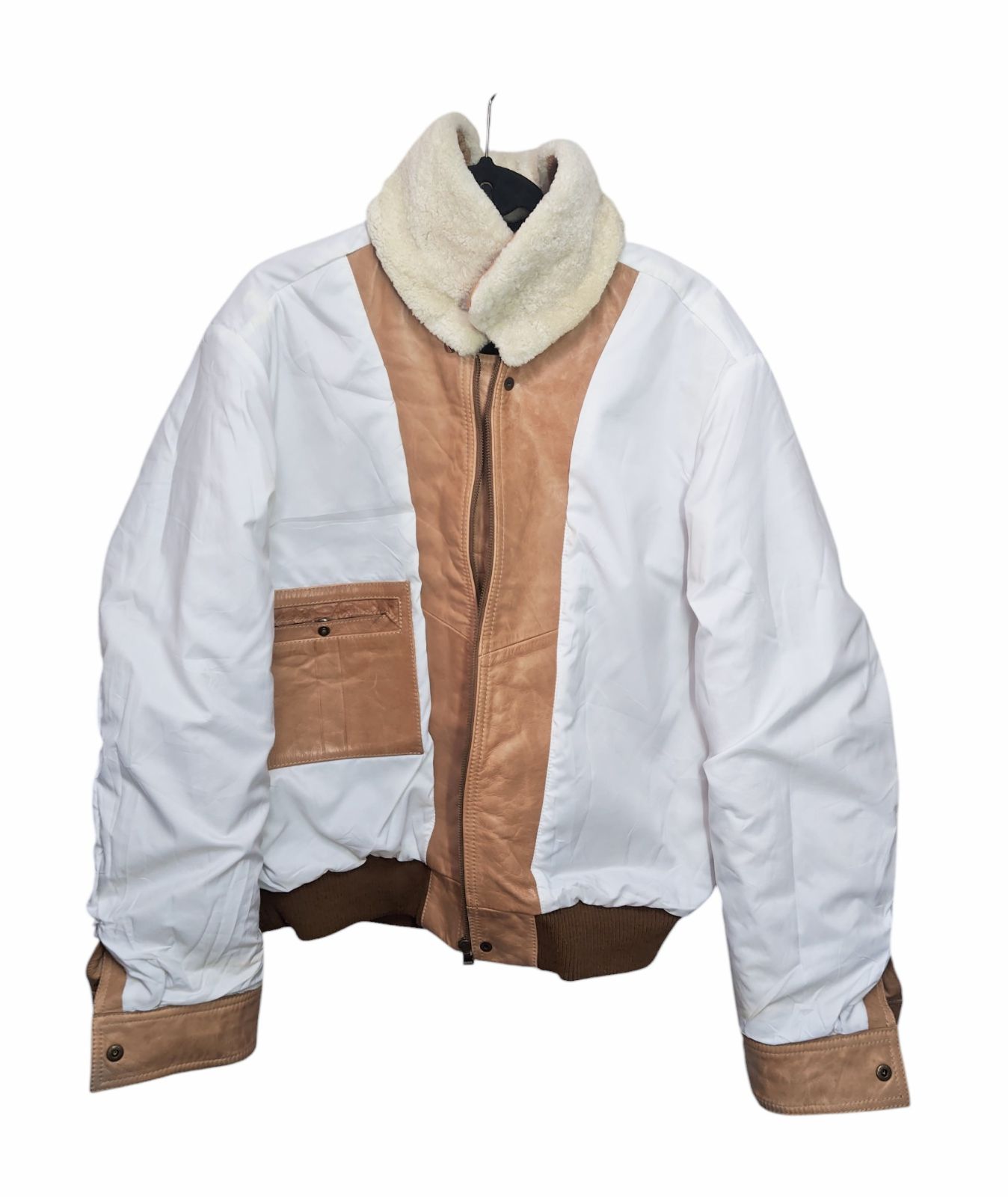 00s ティンバーランド Timberland レザージャケット G-1タイプ 襟ボア