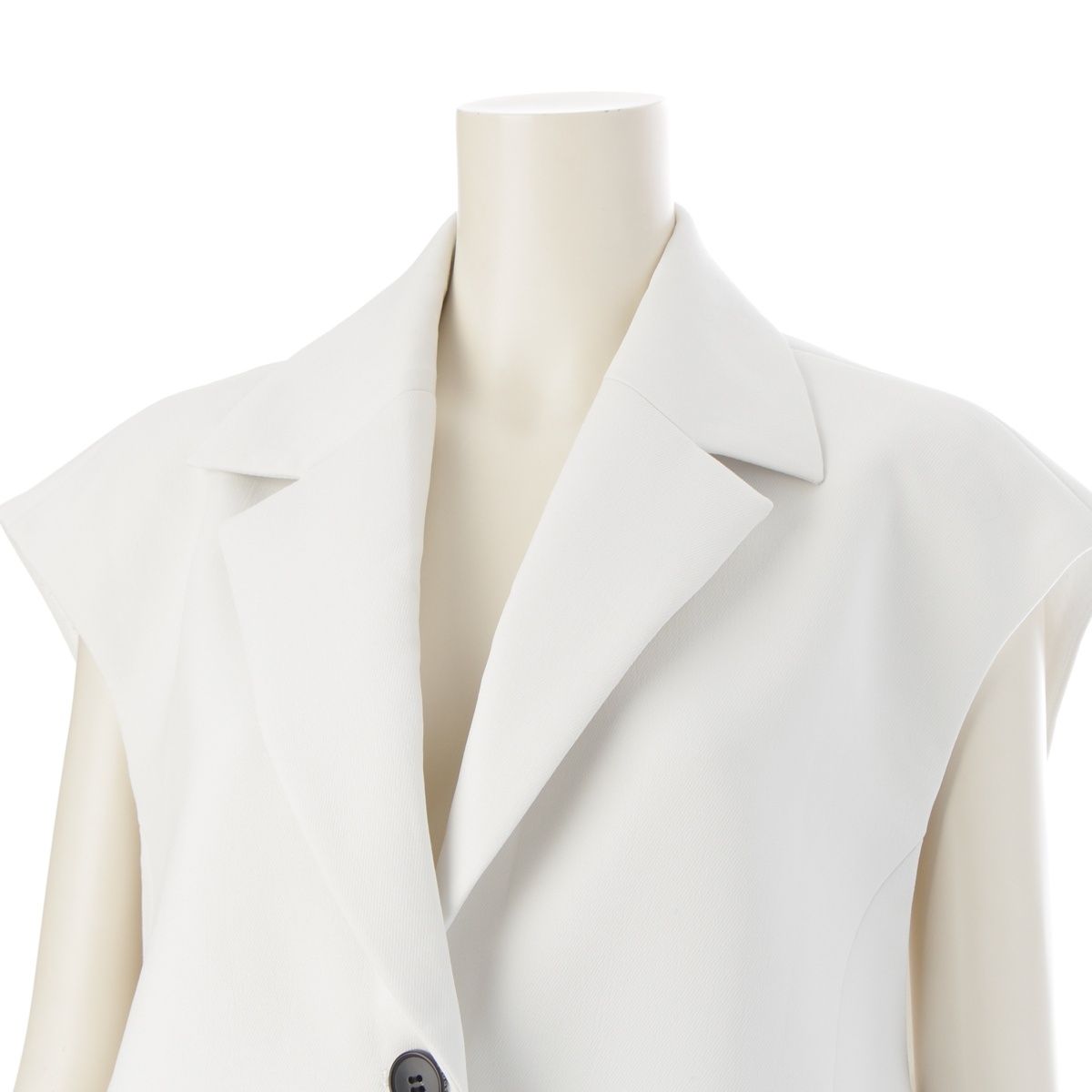 アドーア 2025 ポリエステル トリプルクロスジレ ロングベスト