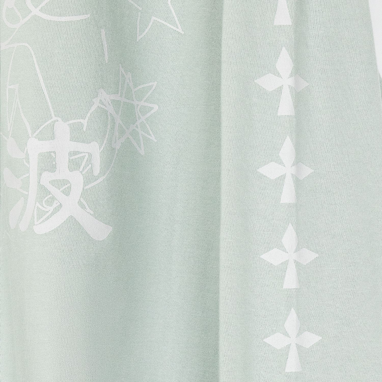 WAVE OF SAND | NICOLAS TIRABASSO PRINT LS TEE (SEAFOAM) 長袖 ロングスリーブ Tシャツ ロゴ グラフィック プリント トップス メンズ グリーン