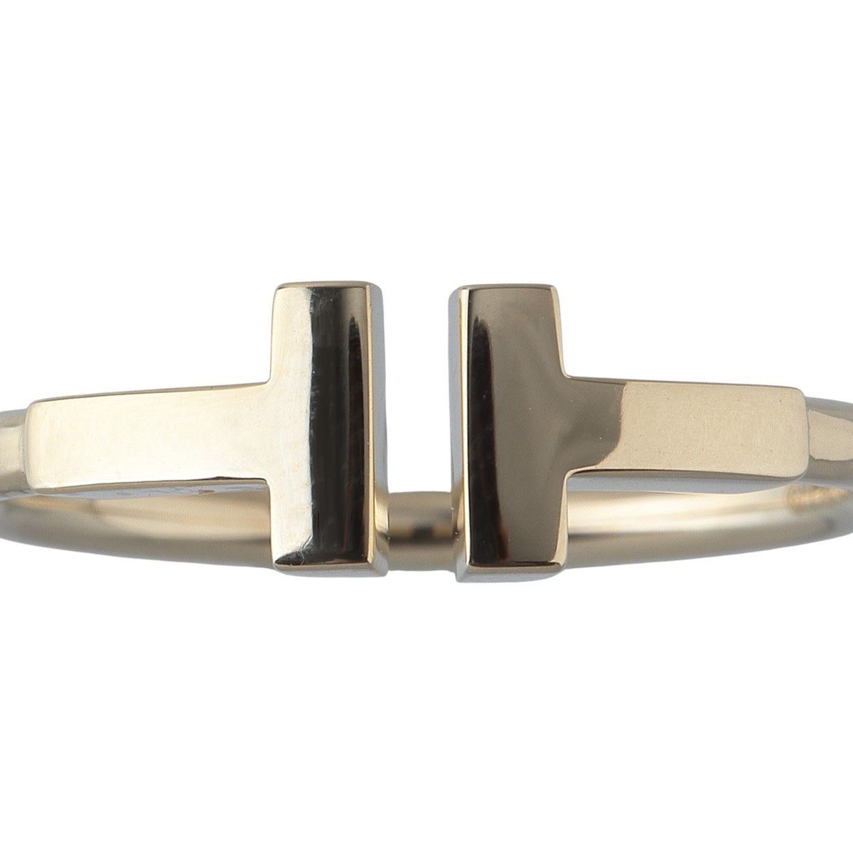 ティファニー Tワイヤー リング 14号 Au750YG 新品仕上げ済 TIFFANY