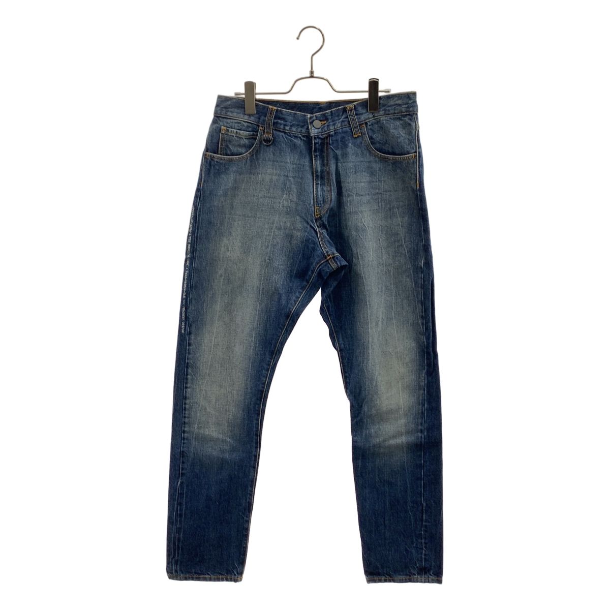 モンクレール x フラグメント コラボ　デニムパンツ　46サイズ MONCLER / モンクレール | ×FRAGMENT DESIGN / 刺しゅう デニムパンツ